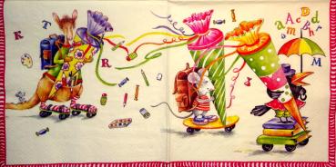 003 Schule - 3-lagig (rosa) - Ihr